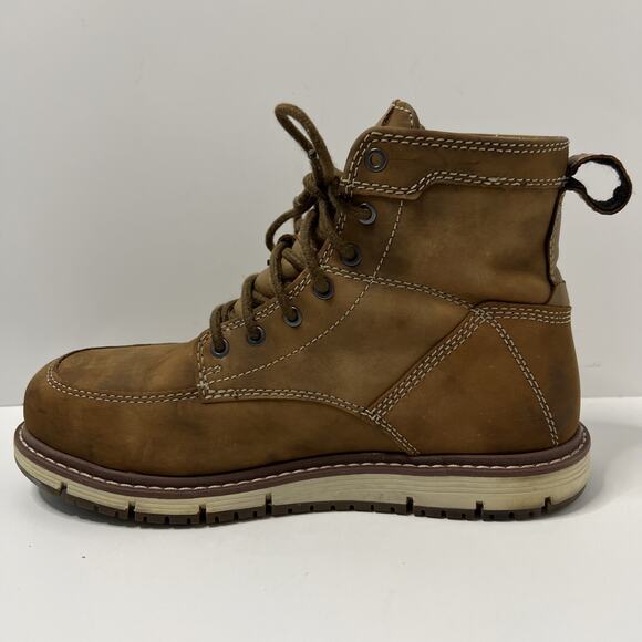 Keen Utility San Jose 6" Womens Size 8.5 Brown Safety Toe Waterproof Work Boots - Picture 3 of 11
